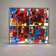 Vitrail  cabinet - Stained Glass 1960