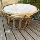 Rattan loveseat