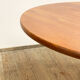 Extendable round mid century teak dining table, 1950s, Denmark