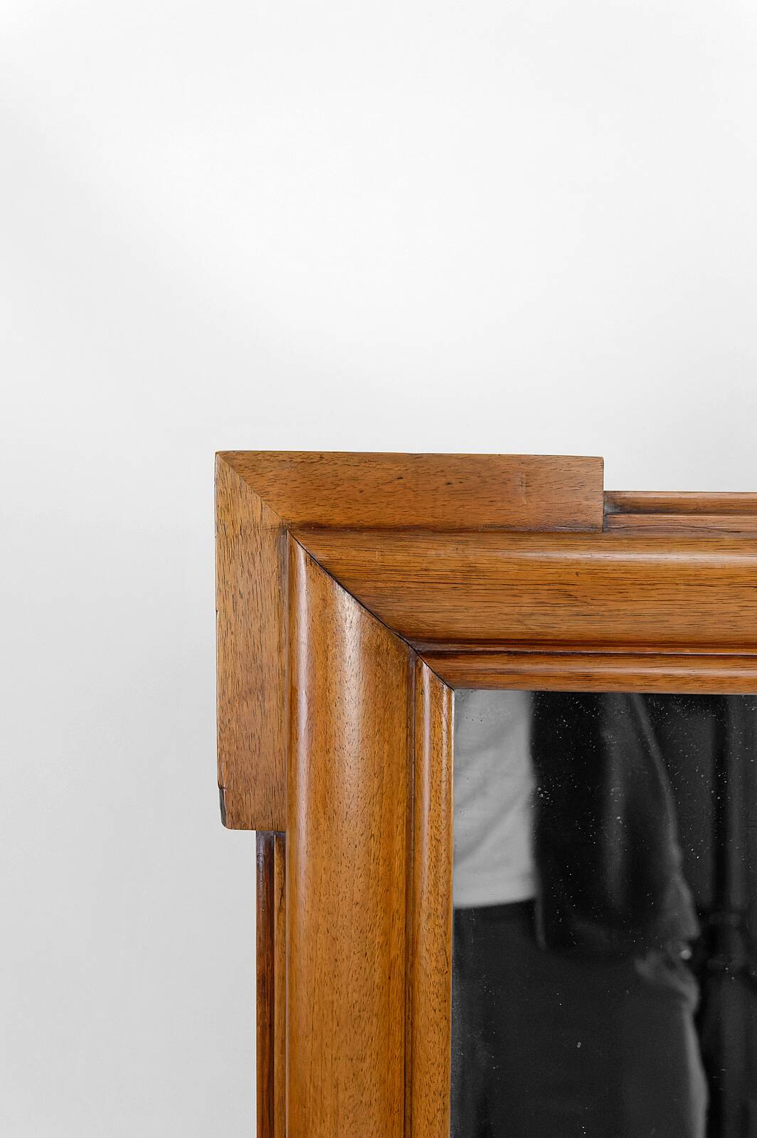 Walnut mirror from the Napoleon III period, France, circa 1870