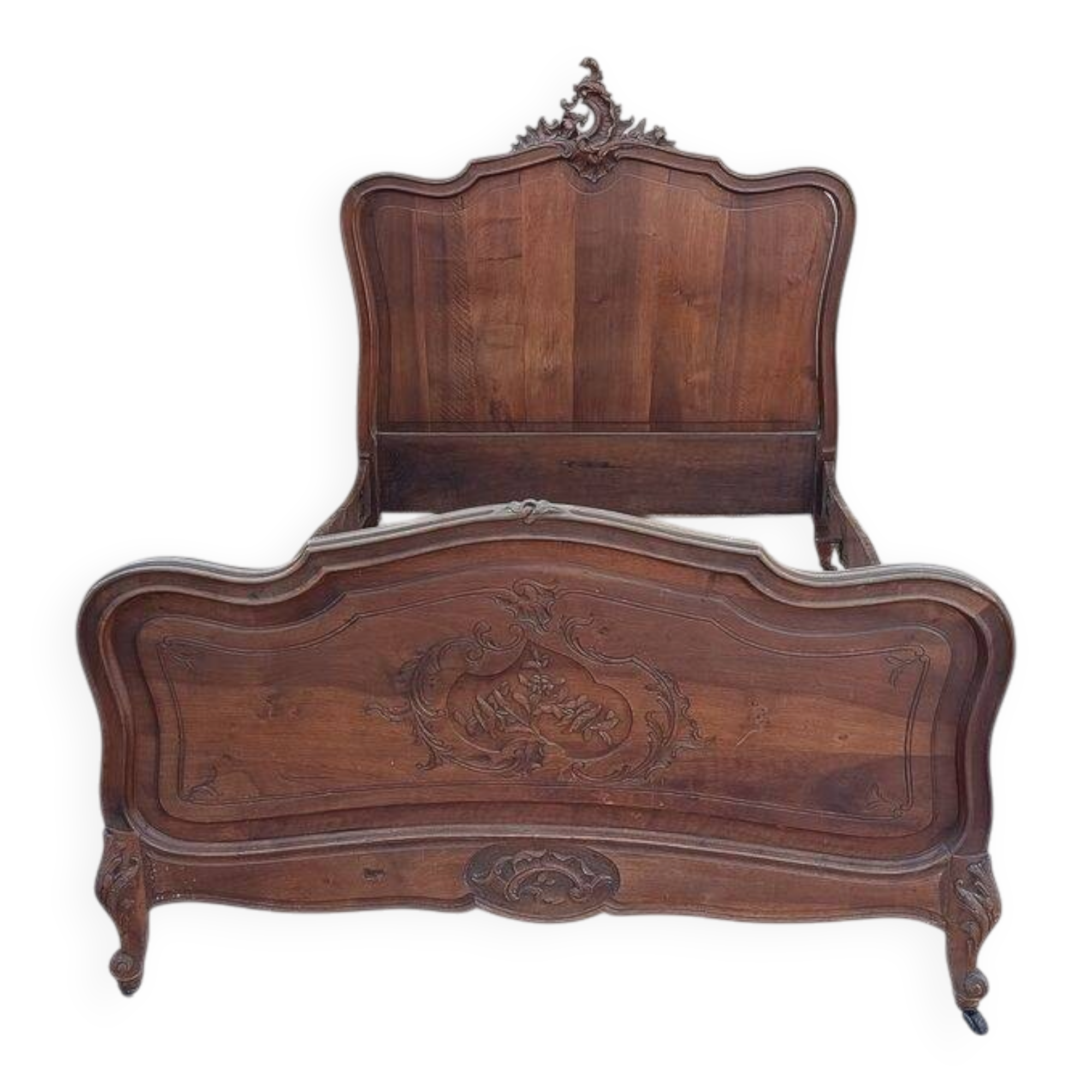 Walnut cabinetmaker's bed