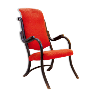 Fauteuil en bois courbé de Jacob & Josef Kohn, années 1890