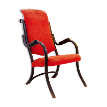 Fauteuil en bois courbé de Jacob & Josef Kohn, années 1890