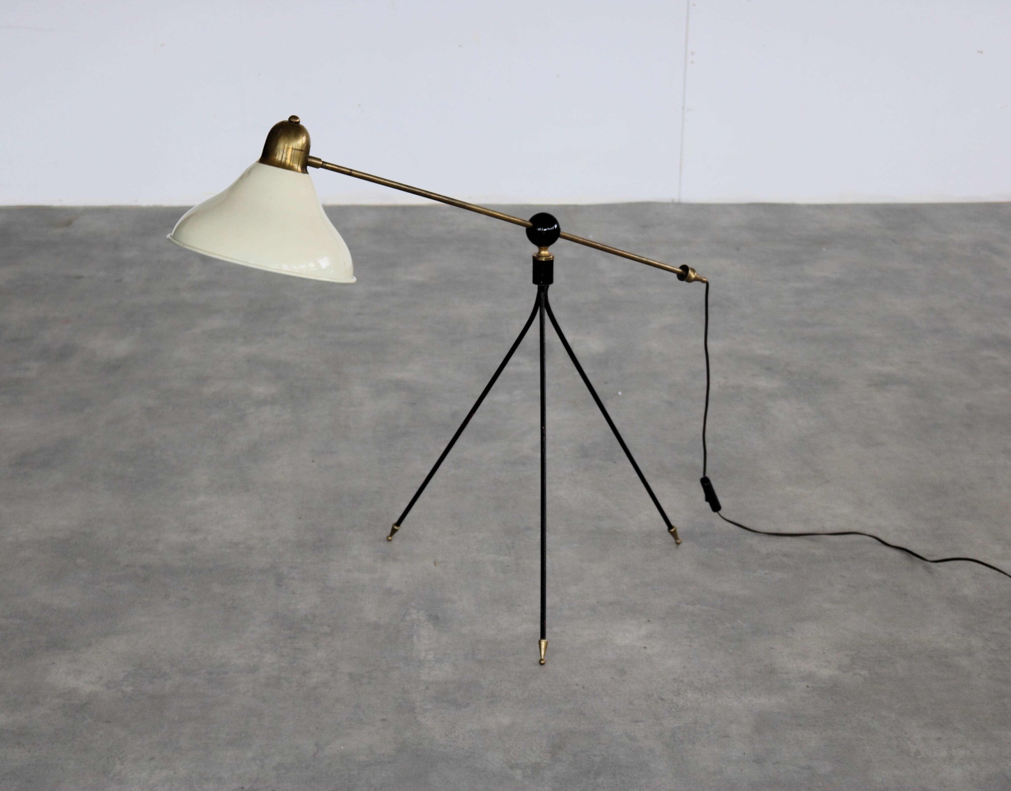 vintage floor lamp | lamp | brass | 1960s