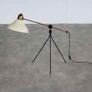 lampe de sol vintage | lampe | laiton | années 1960