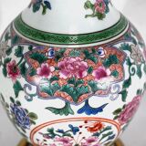 Porcelain lamp of china and brass – early twentieth century