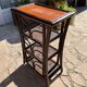 Shelf on rattan legs