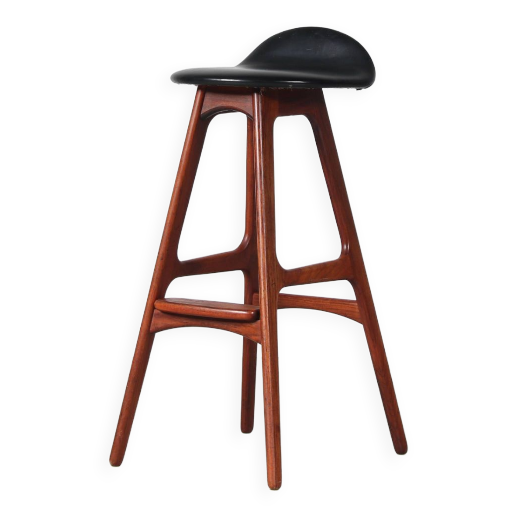 1960s Bar stool by Erik Buch for O.D. Mobler in Denmark