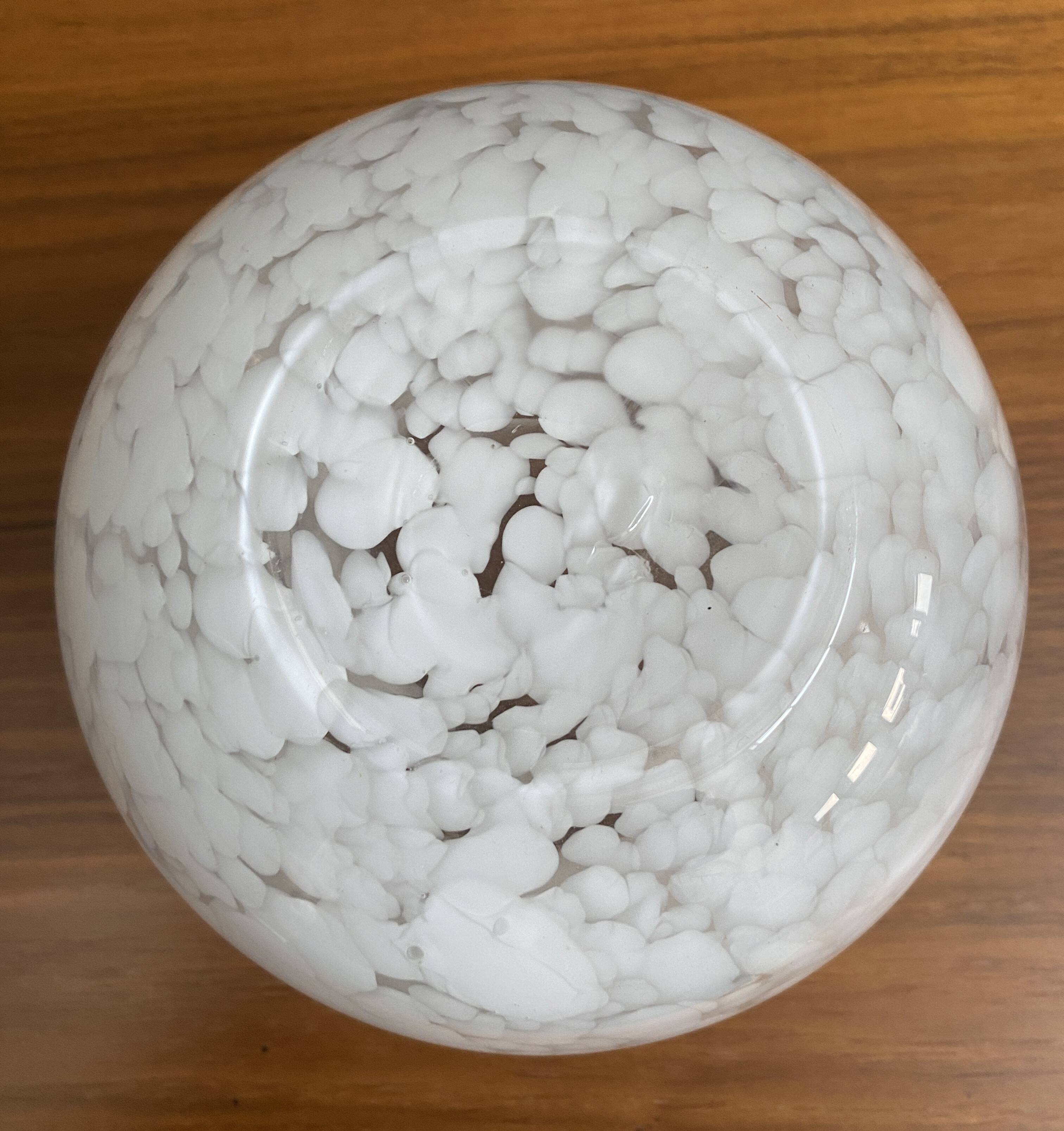 White bowl vase 1970s