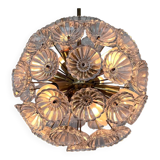 Magnifique réplique de Spoutnik en laiton et verre, inspirée de l'ère spatiale, signée Dandelion, années 1960 / Allemagne