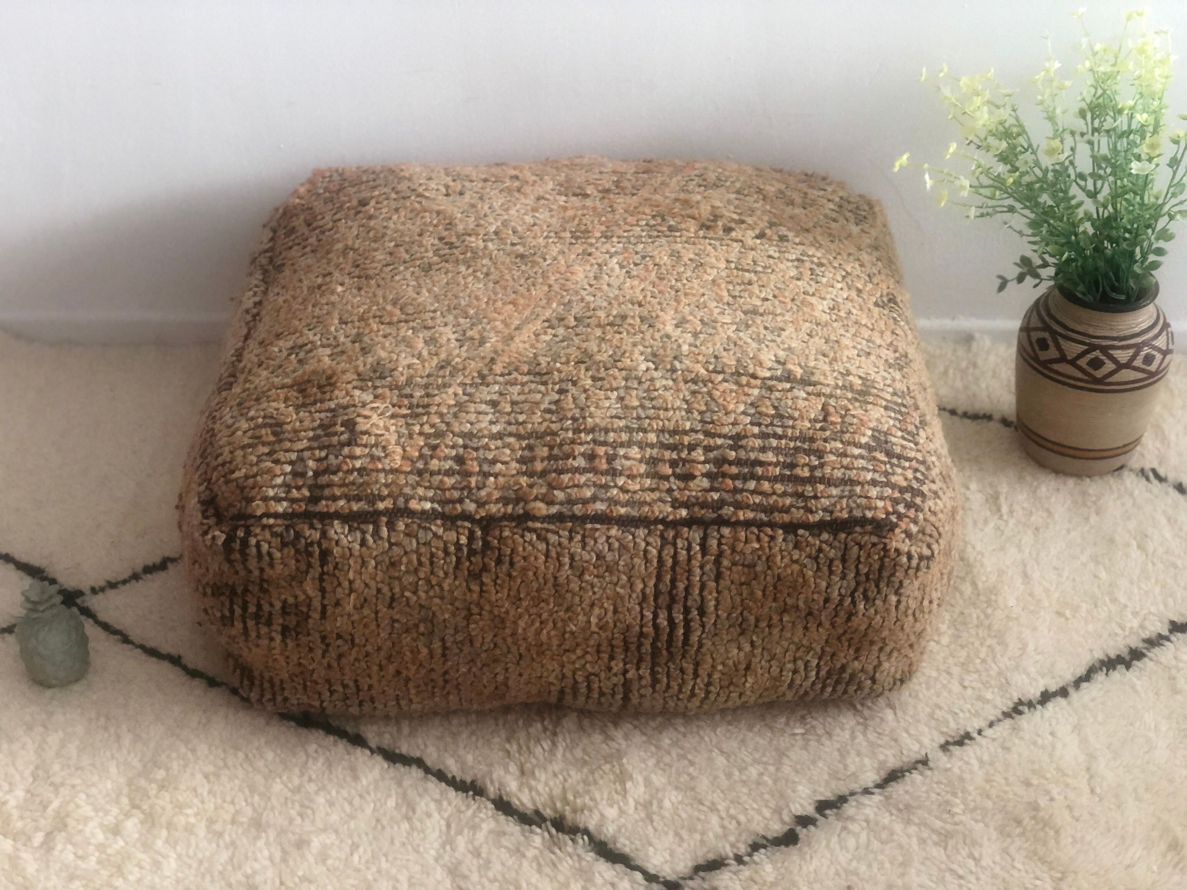 Pouf coussin de sol authentique "Beni Mguild"