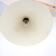Black suspension light in "Space Age" style (Czechoslovakia, 1970s)