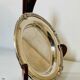 Christofle / galia trays in hallmarked silver metal in their case