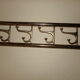 Brass wall coat holder