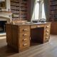 Vintage solid wood writing desk/table