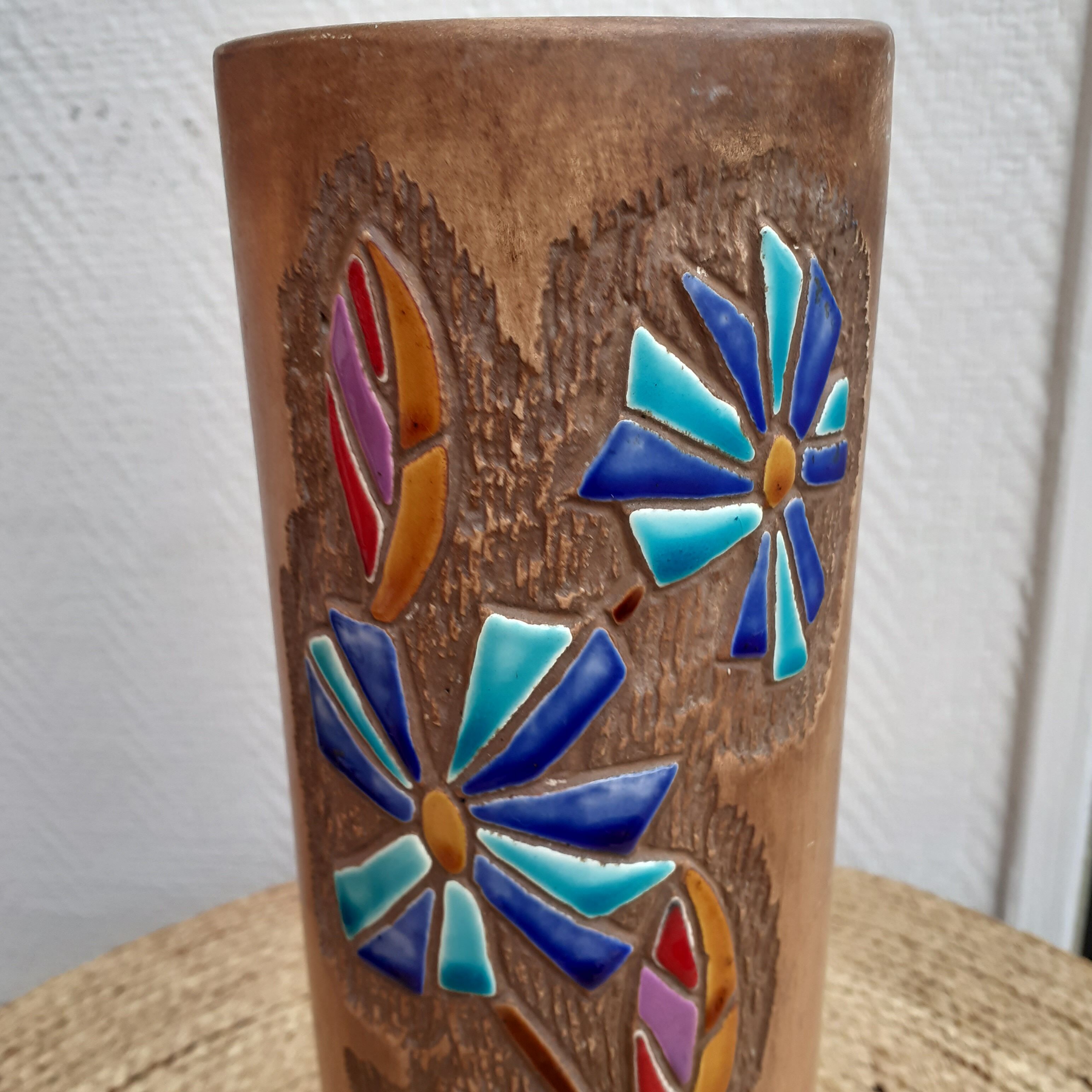 Vase Vallauris signé Robert Loiseleur Selency