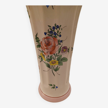 Grand vase en faïence de luneville 35 cm, vers 1950.