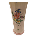 Large Luneville earthenware vase 35 cm, circa 1950.