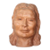Sculpture signed Doloire, terracotta sculpture, woman's head sculpture, collection, interior decoration.