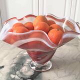 Blown glass cup or vase 1980 Jozefina Krosno
