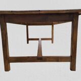 19th century draper's table chestnut 220X119