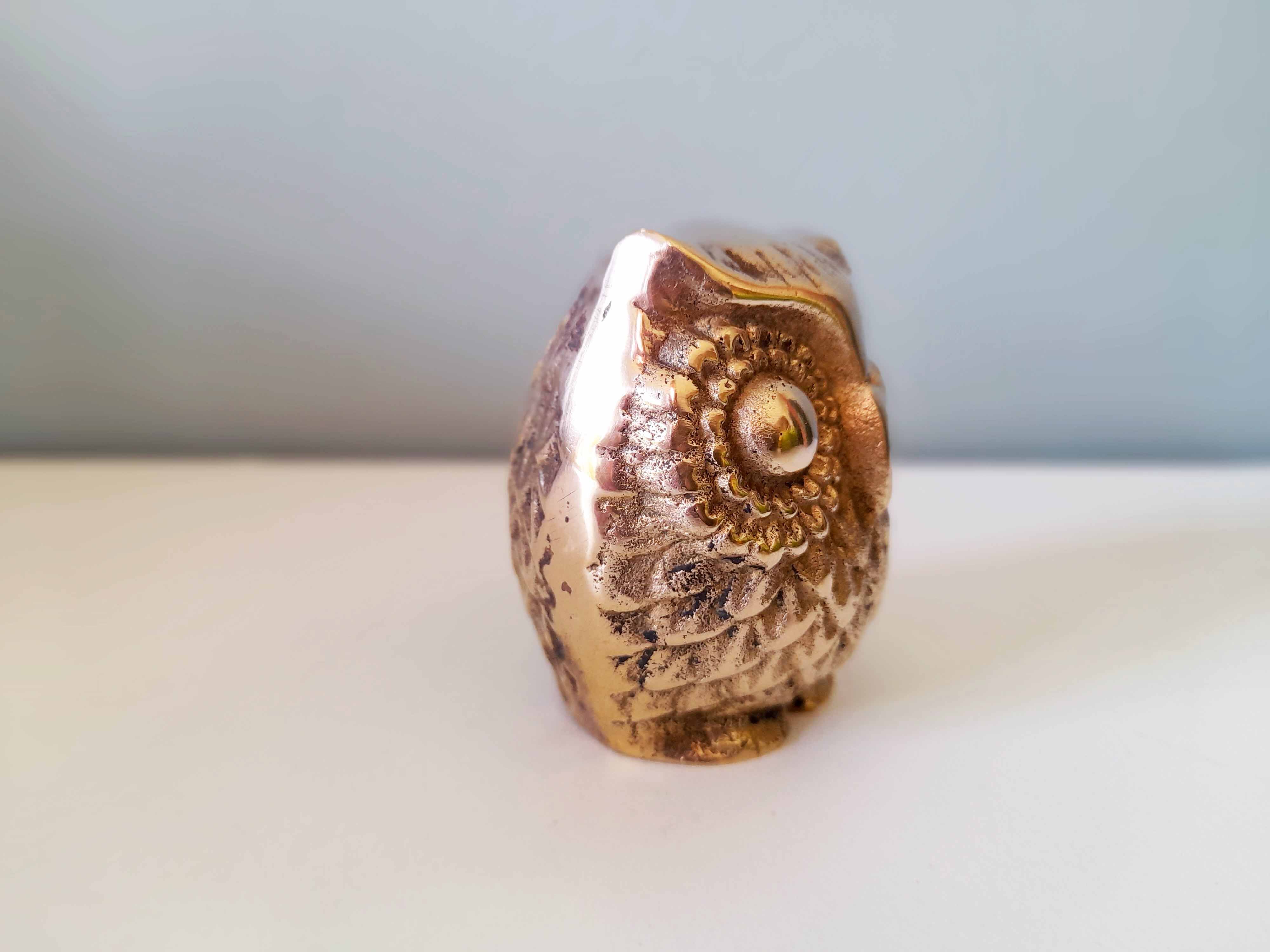 Brass owl
