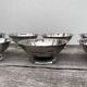 8 coupelles en inox 1970