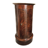 Antique French Empire Somno (bedside table) in mahogany with a marble top, circa 1805–1820.