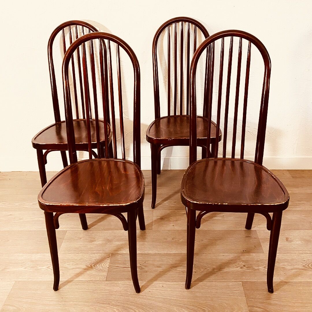 4 chaises bistrot Baumann