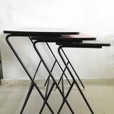 Set of nesting tables industrial by Pilastro 1960 s