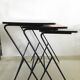 Ensemble de tables gigognes industrielles par Pilastro 1960s