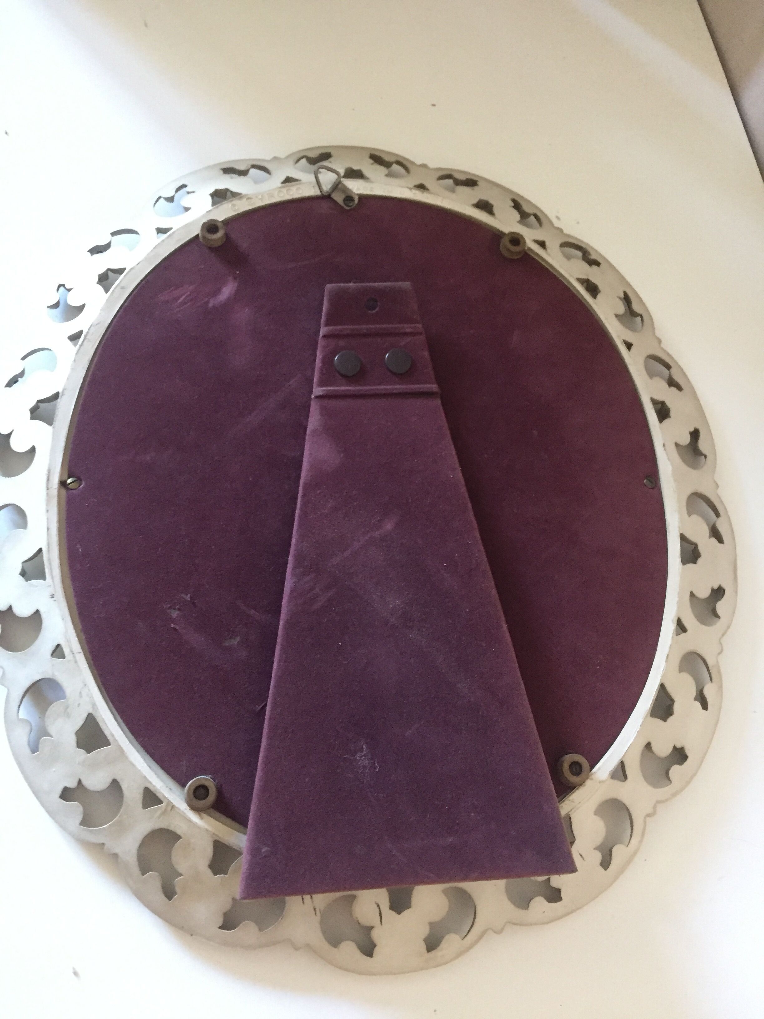 Vintage mirror Syroco Inc