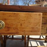Restored solid oak farmhouse table