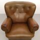 Vintage Denmark leather club Chair