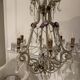 Antique crystal chandelier with pendants