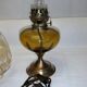 old table or bedside lamp electrified kerosene lamp