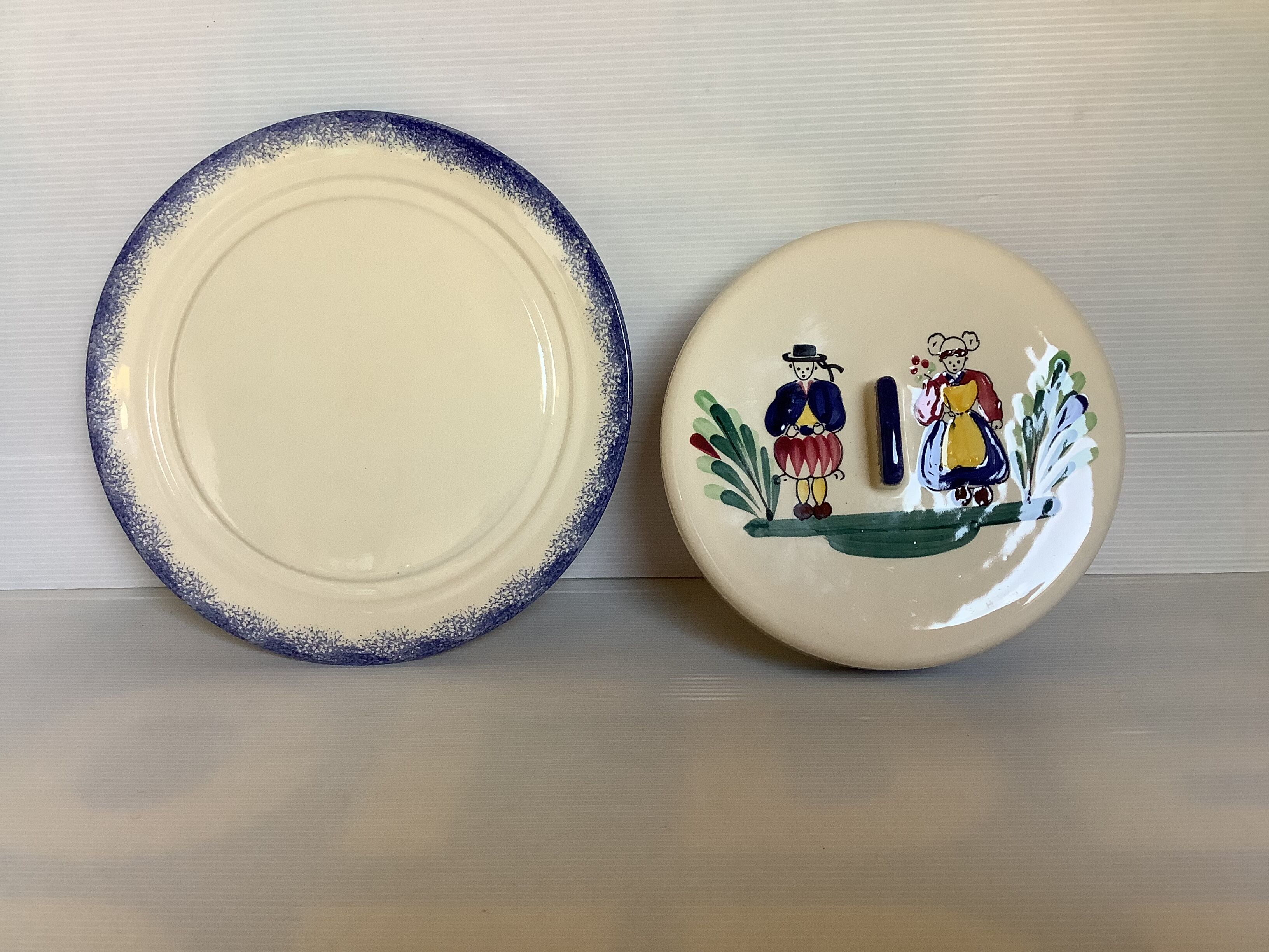 Breton earthenware cheese bell