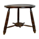 Table basse ronde, tripode, de style breton