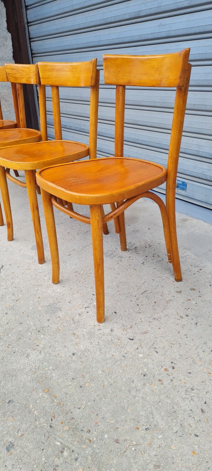 Set of 4 Baumann bistro chairs