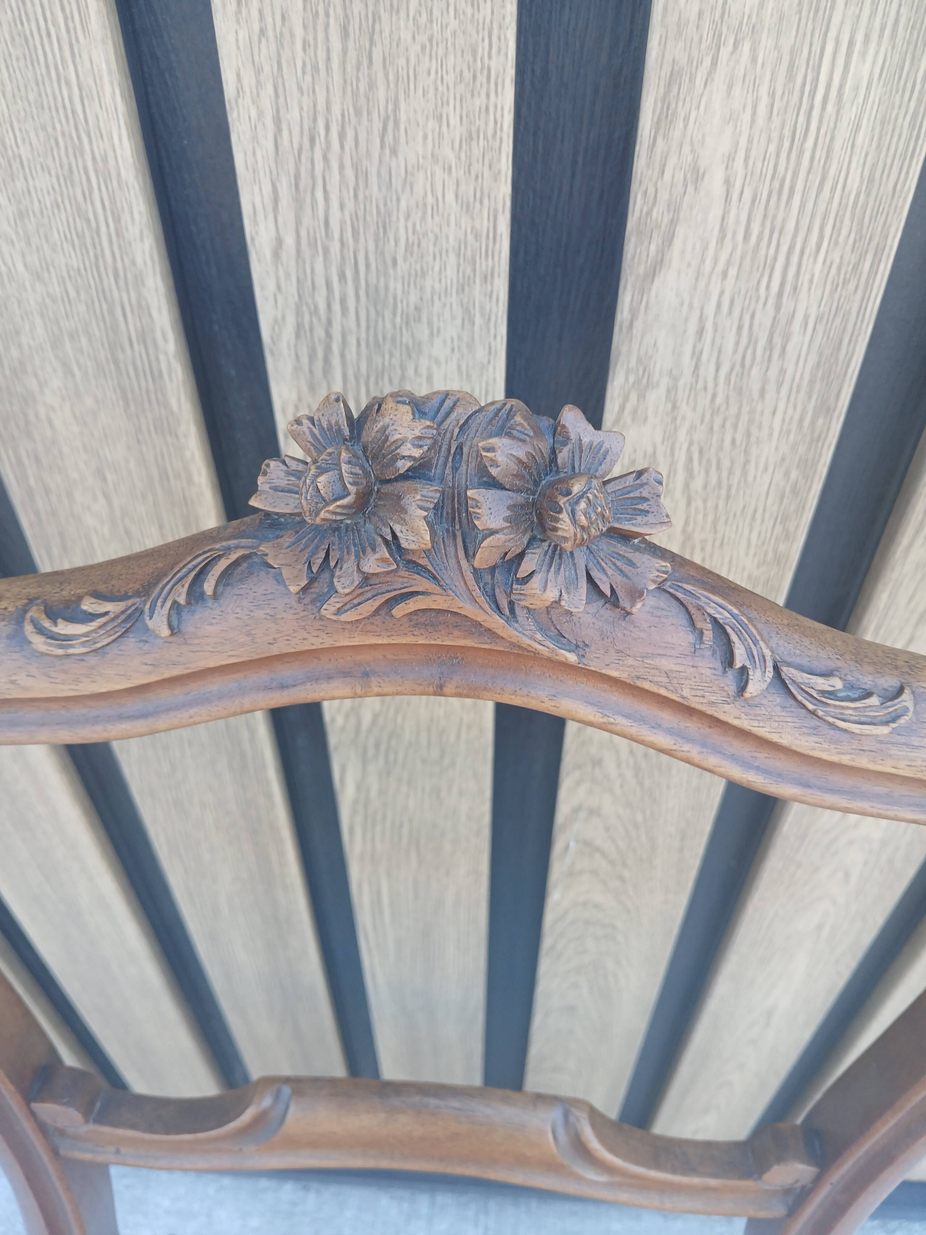 Louis philippe walnut chair