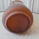 Pot vintage années 70 en verre couleur ambre