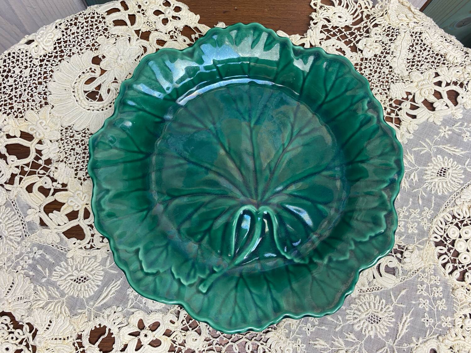 Wedgwood majolica dessert plate