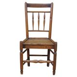 Chaise britannique en bois, XIXe siècle, Angleterre