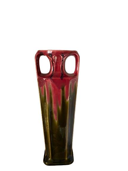 Vase haut art nouveau forme amphore
