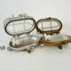 Pair of cast iron industrial window sconces, TH brand
