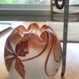 Ball vase signed Legras