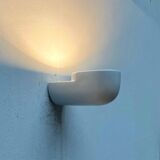 Pafo wall sconces from the Italian space age mid-century in ceramic by Ernesto Gismondi for Artemide, 1970s, set of 2.