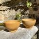 2 vintage stoneware bowls