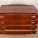 Danish teak chest of drawers, 4 drawers, by Borge Mogensen, Søborg Mobelfabrik.