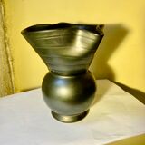Pitcher in anthracite black ceramic